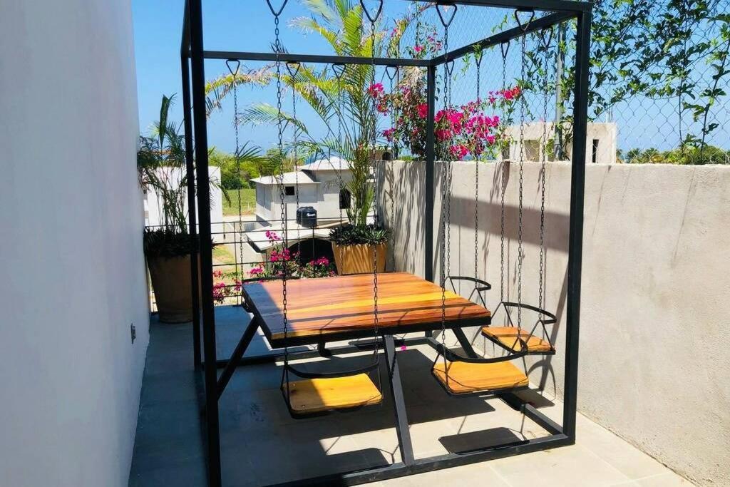 Brisas de Zicatela Casa Diego Unique Ecological / Minimalist House & Inside Pool מראה חיצוני תמונה